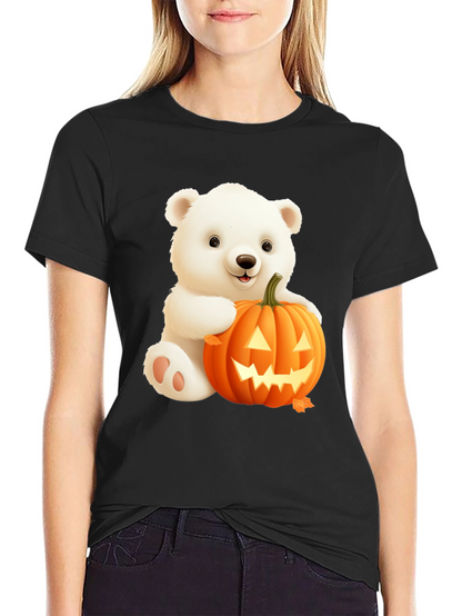 Halloween Bear T-Shirt - Cute Spooky Season Tee