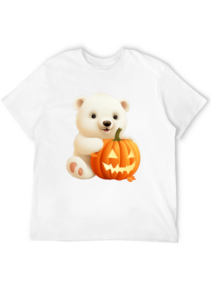 Halloween Bear T-Shirt - Cute Spooky Season Tee