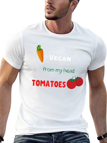 Vegan From My Head Tomatoes T-Shirt