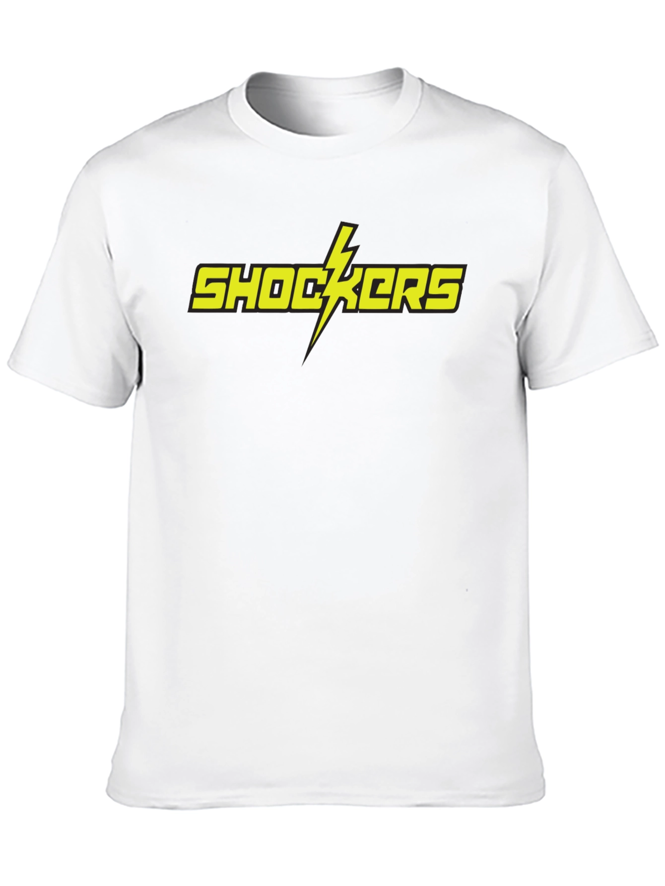 Shockers Graphic Tee - Bold Yellow Lightning Bolt T-Shirt