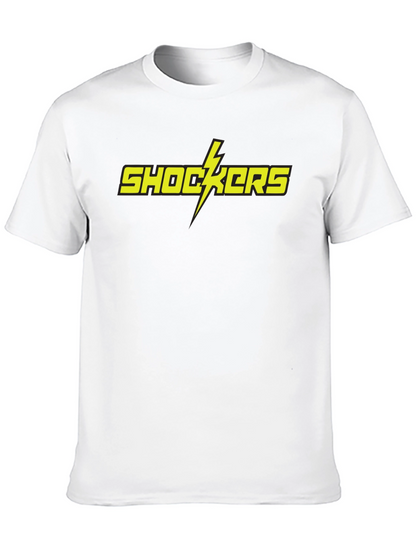 Shockers Graphic Tee - Bold Yellow Lightning Bolt T-Shirt