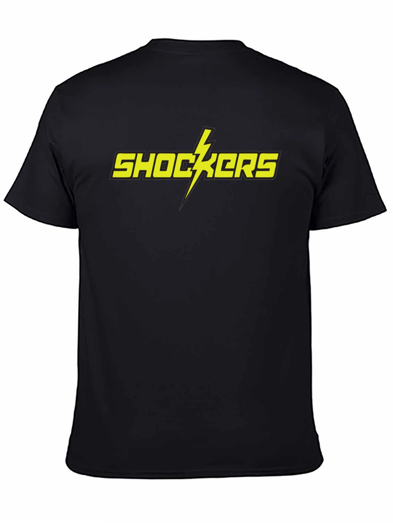 Shockers Graphic Tee - Bold Yellow Lightning Bolt T-Shirt