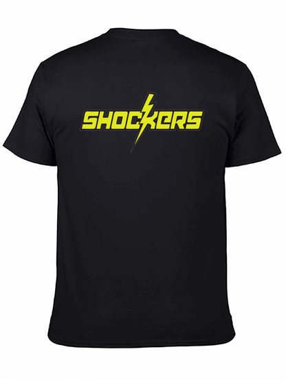 Shockers Graphic Tee - Bold Yellow Lightning Bolt T-Shirt