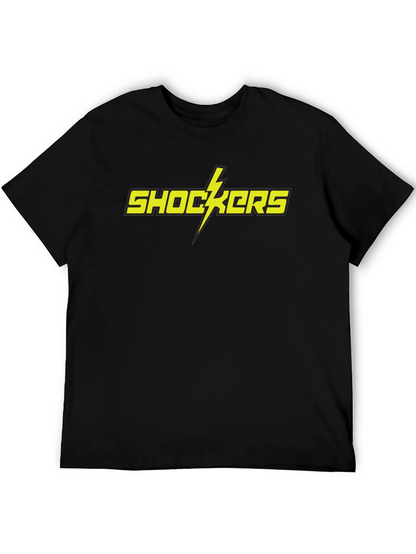 Shockers Graphic Tee - Bold Yellow Lightning Bolt T-Shirt