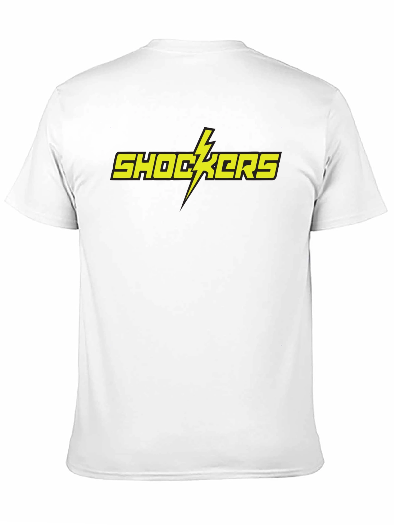 Shockers Graphic Tee - Bold Yellow Lightning Bolt T-Shirt