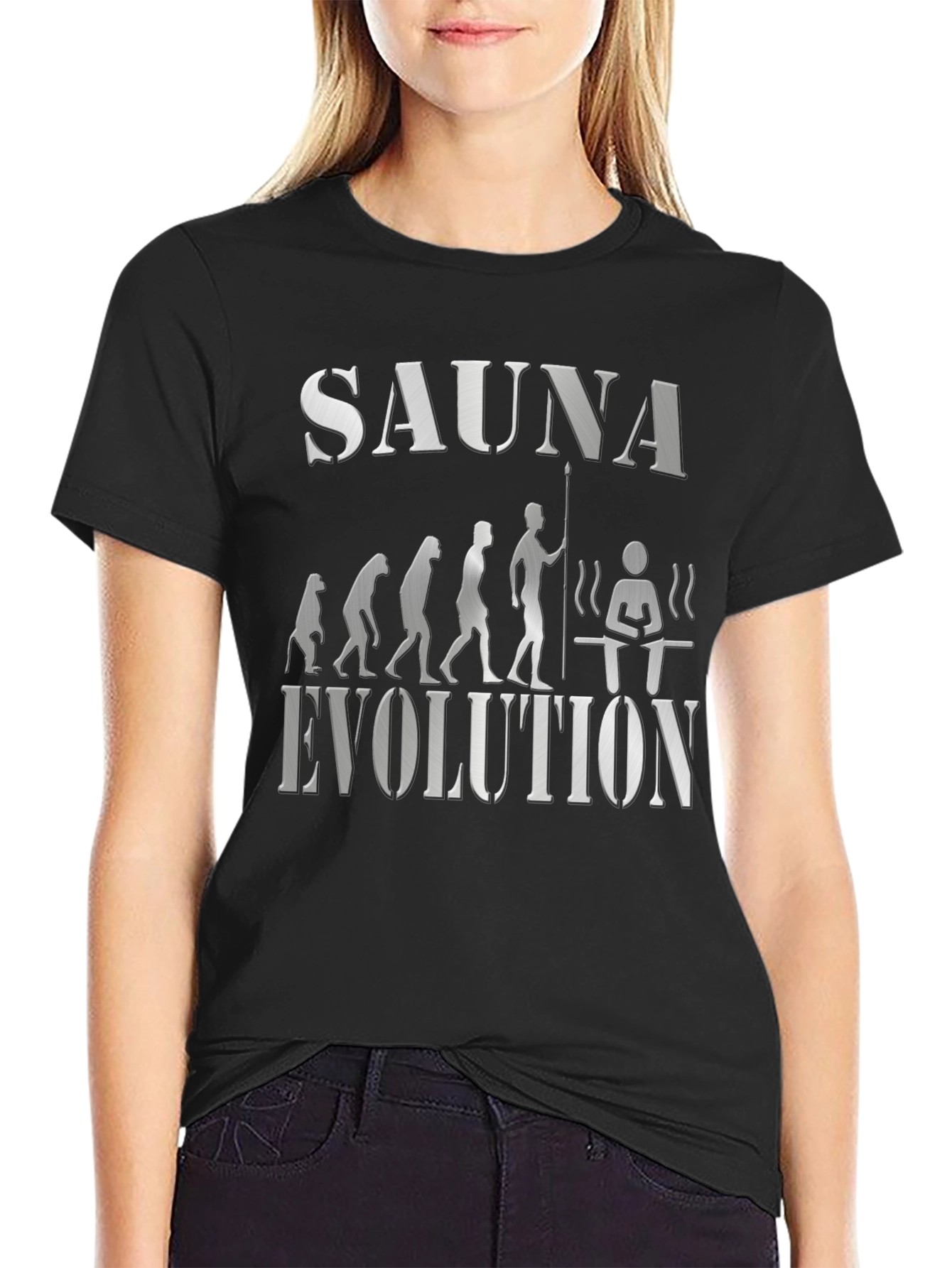 Sauna Evolution Graphic T-Shirt