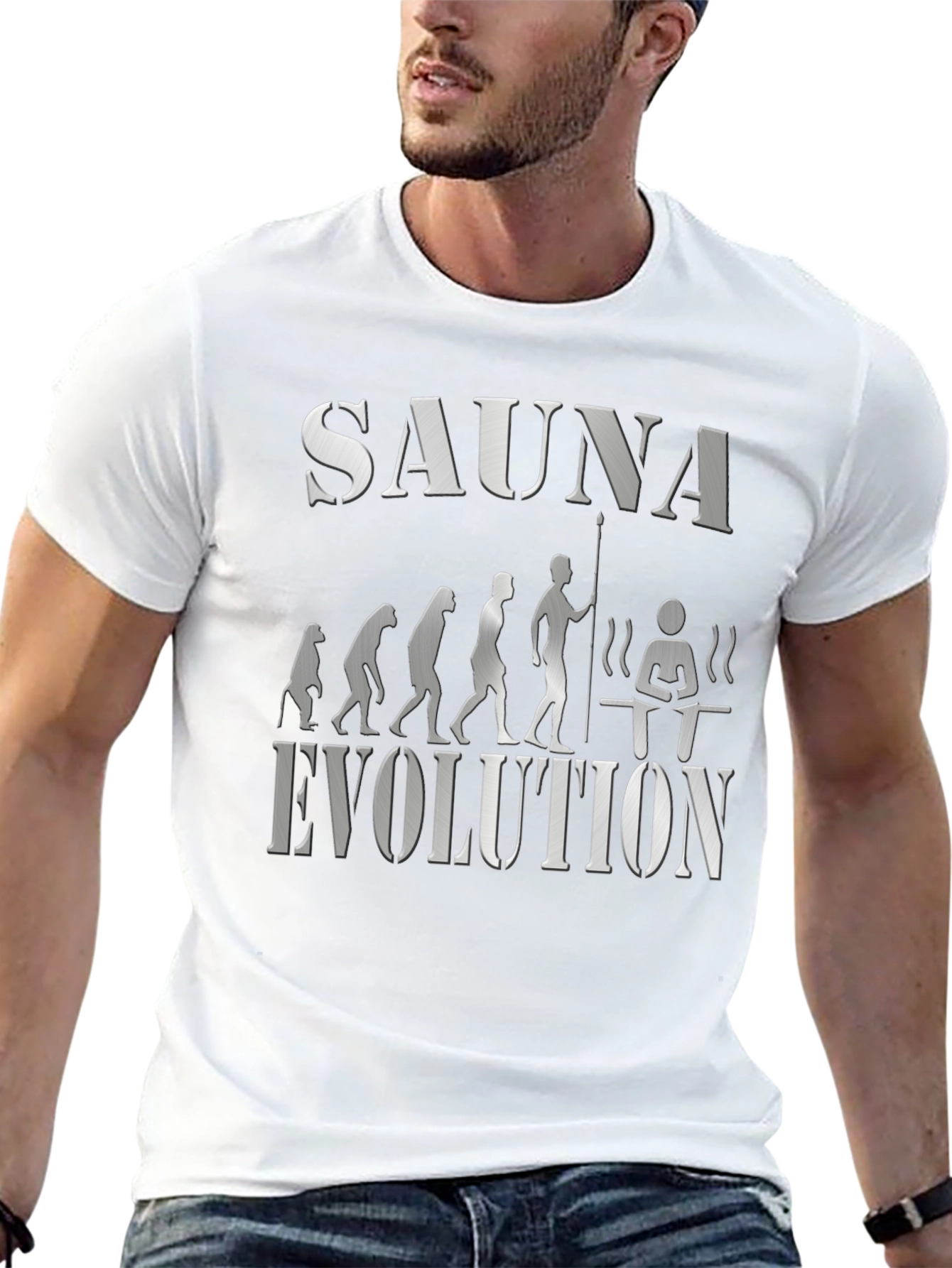Sauna Evolution Graphic T-Shirt