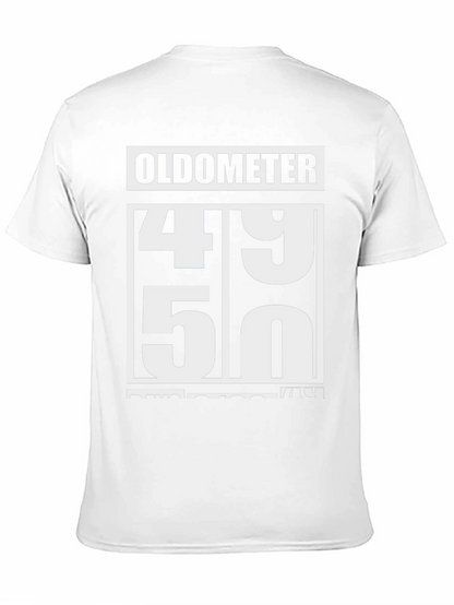 Oldometer 49-50 Funny Birthday T-Shirt