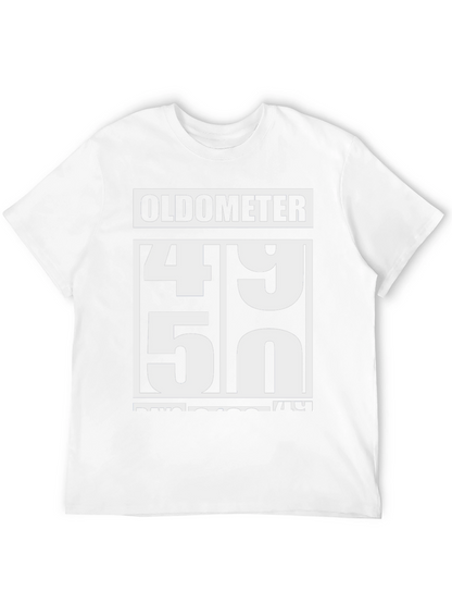 Oldometer 49-50 Funny Birthday T-Shirt