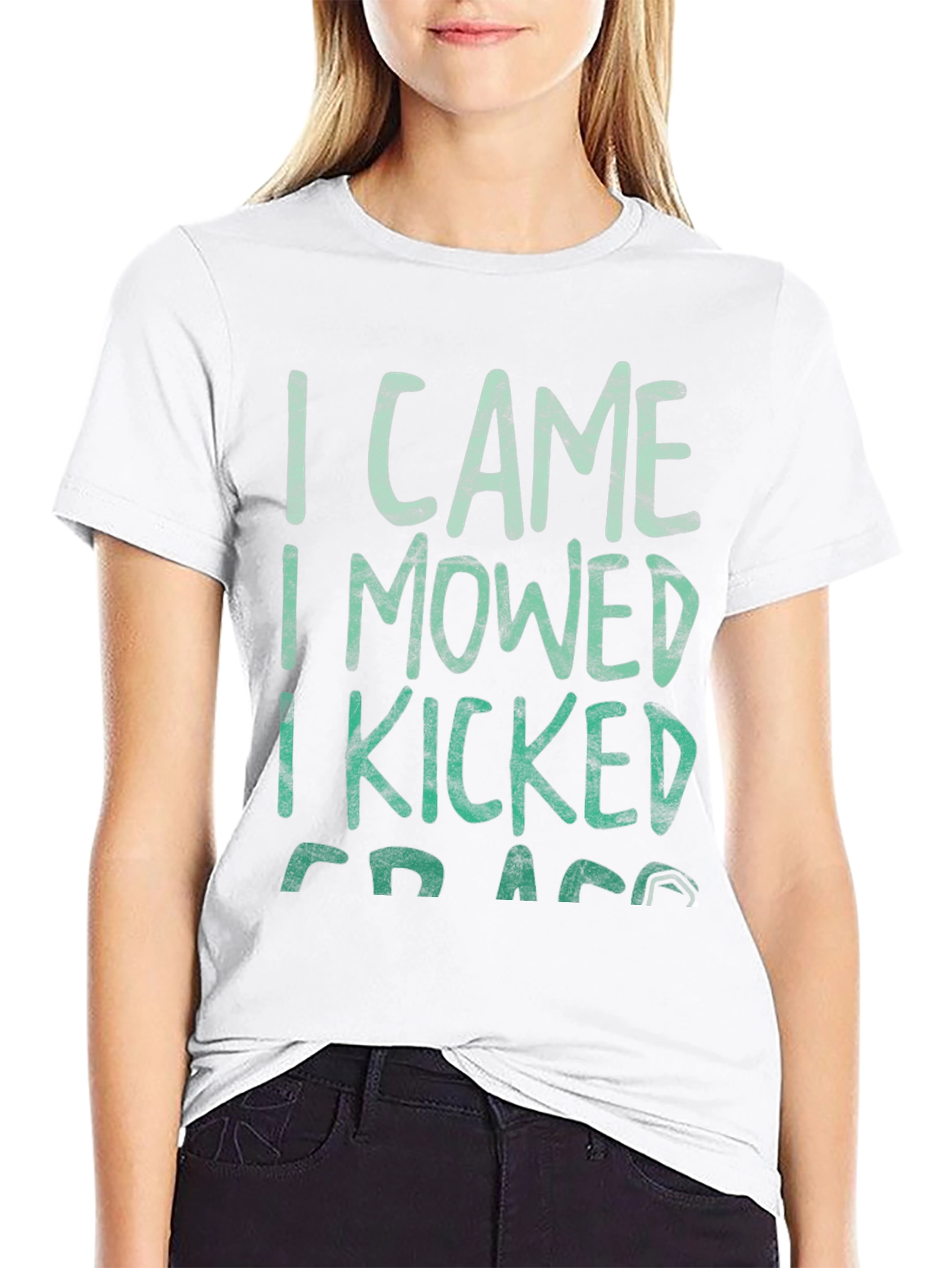 I Came I Mowed I Kicked Grass Tee