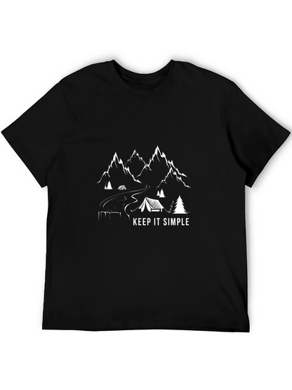 Keep It Simple Camping Graphic Tee