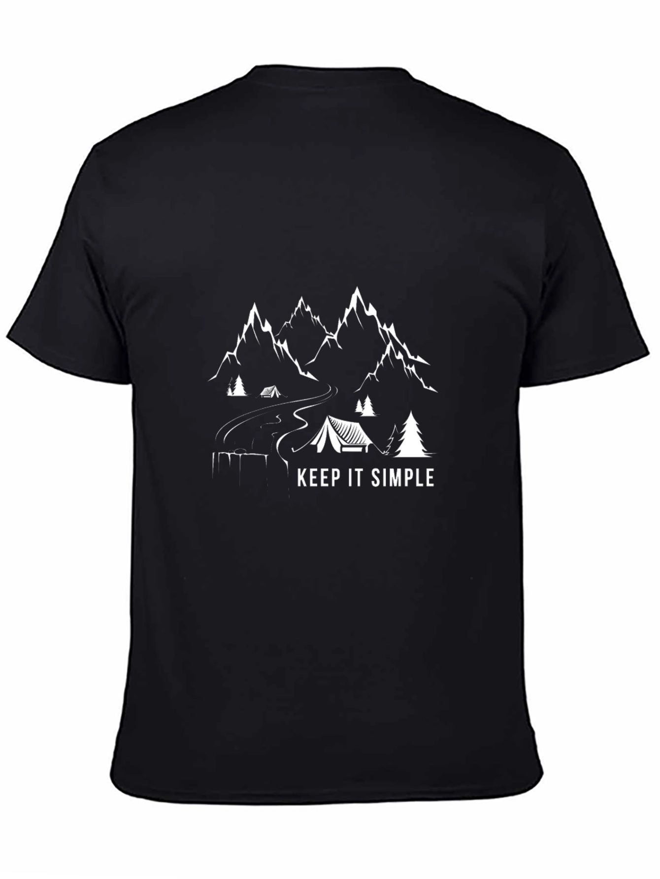 Keep It Simple Camping Graphic Tee