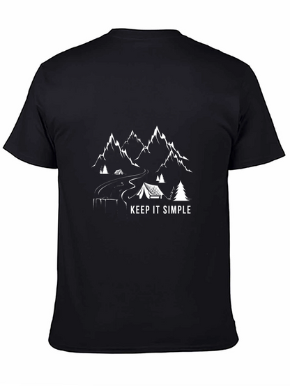 Keep It Simple Camping Graphic Tee
