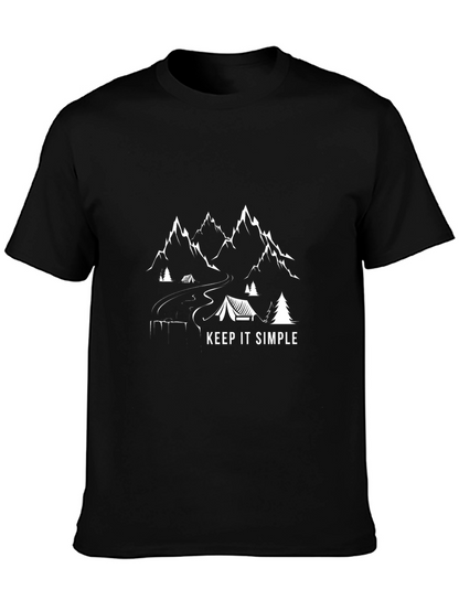 Keep It Simple Camping Graphic Tee