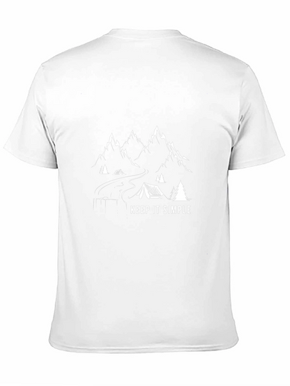 Keep It Simple Camping Graphic Tee
