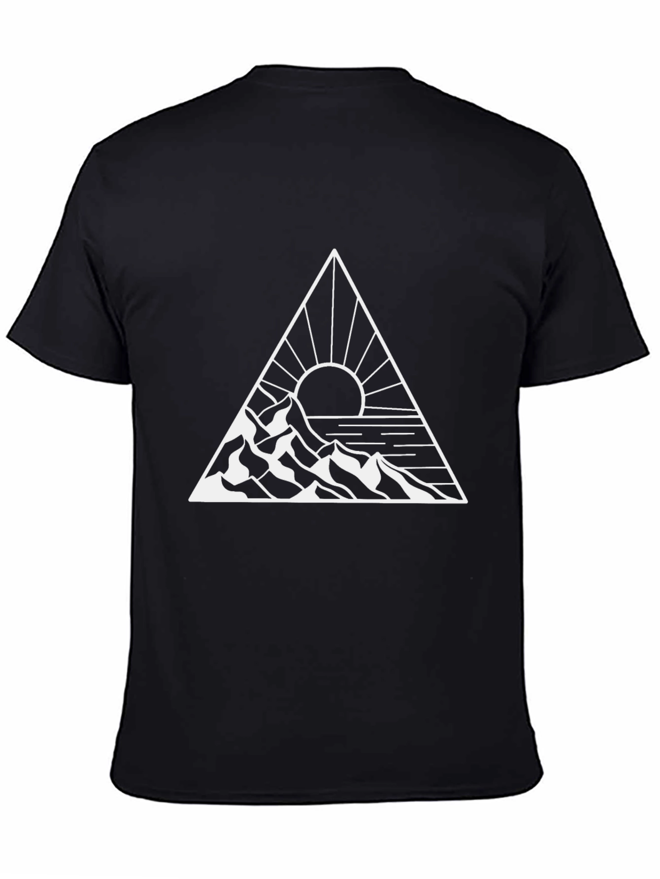 Mountain & Sun Graphic Tee - Black