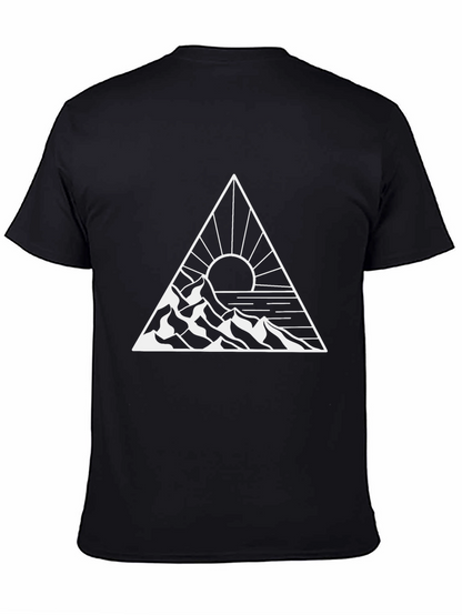 Mountain & Sun Graphic Tee - Black