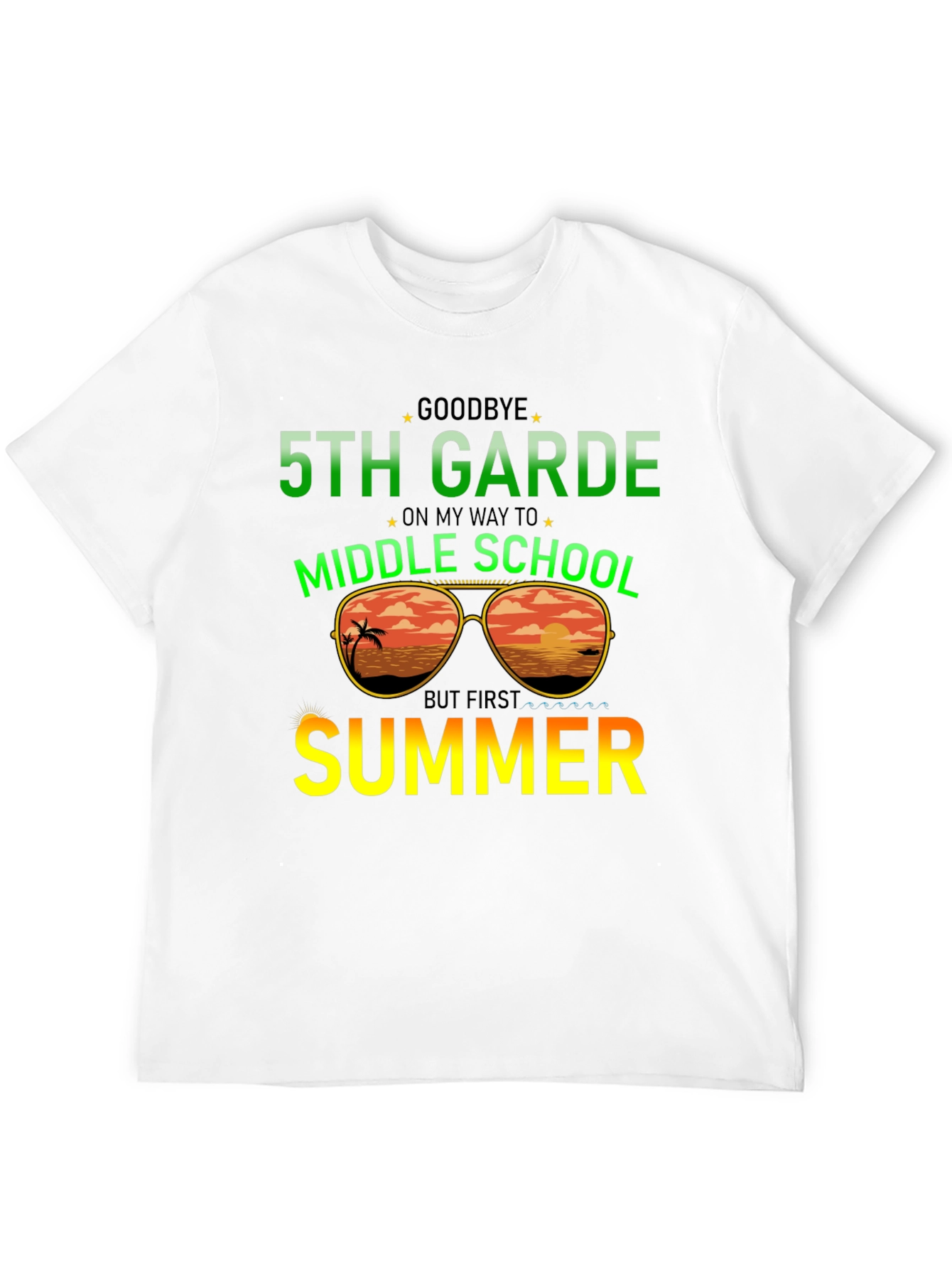 Goodbye 5th Grade Summer T-Shirt