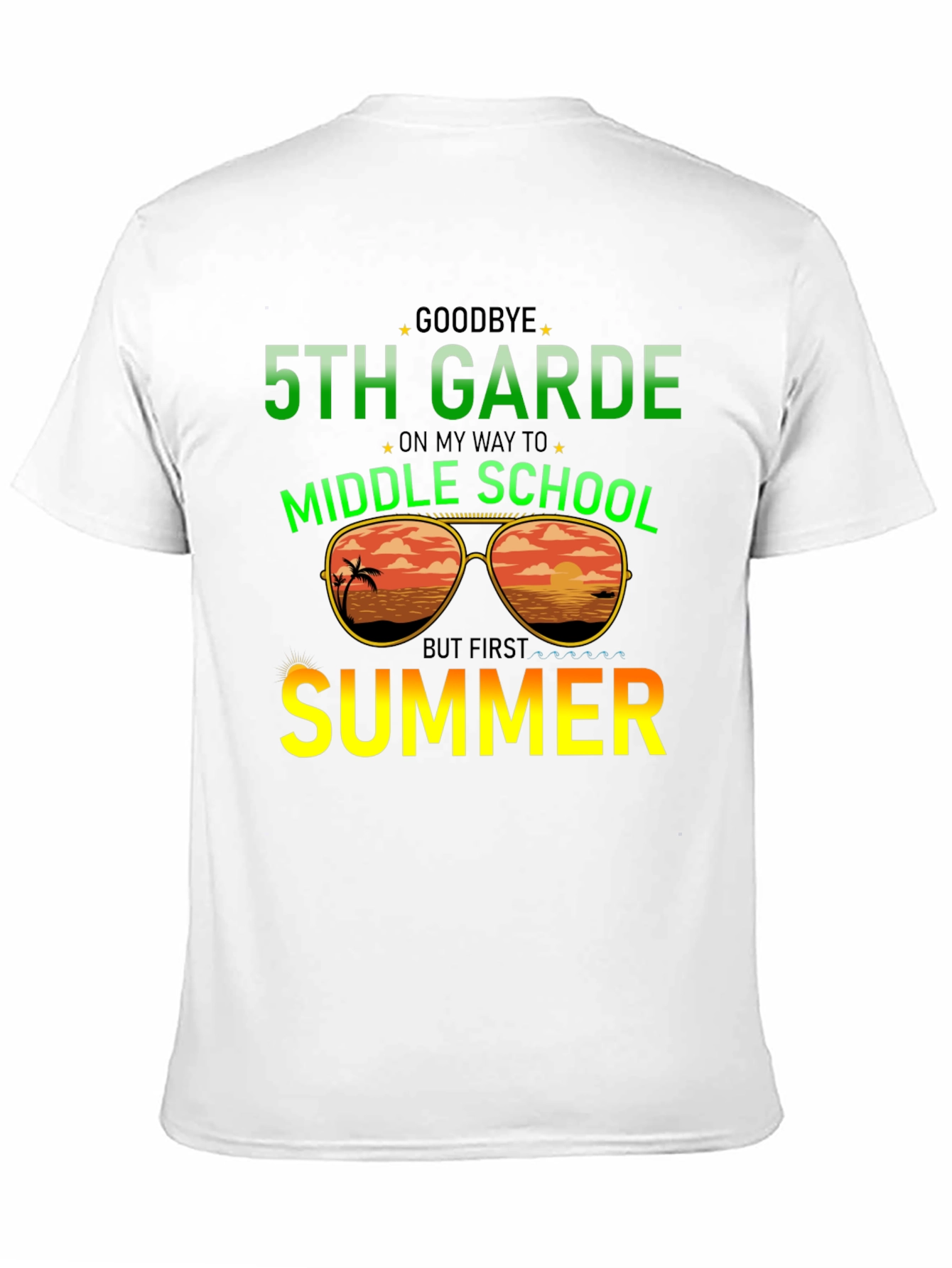 Goodbye 5th Grade Summer T-Shirt