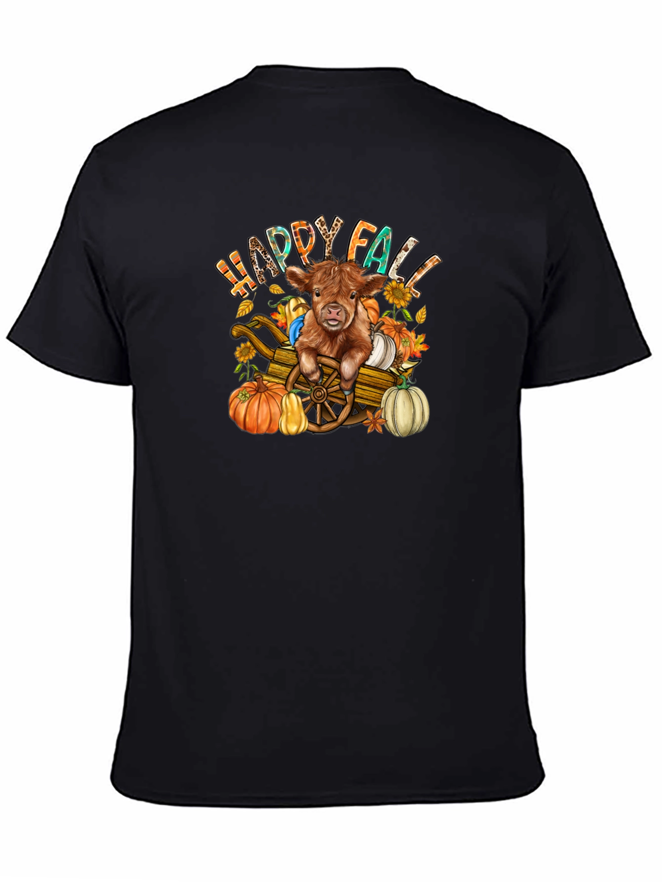 Happy Fall Highland Cow T-Shirt