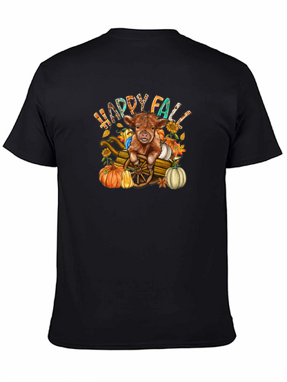Happy Fall Highland Cow T-Shirt