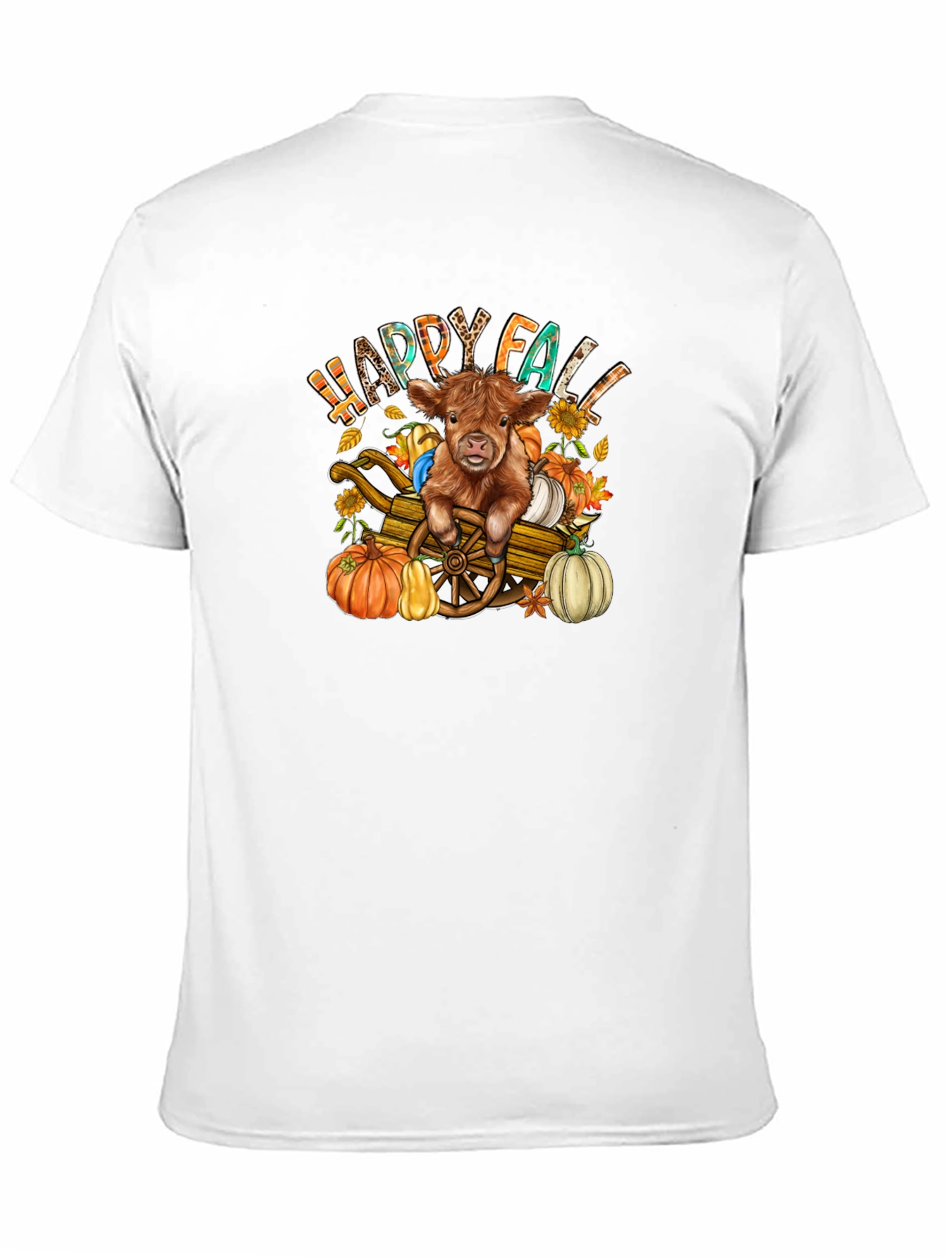 Happy Fall Highland Cow T-Shirt