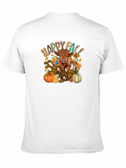 Happy Fall Highland Cow T-Shirt