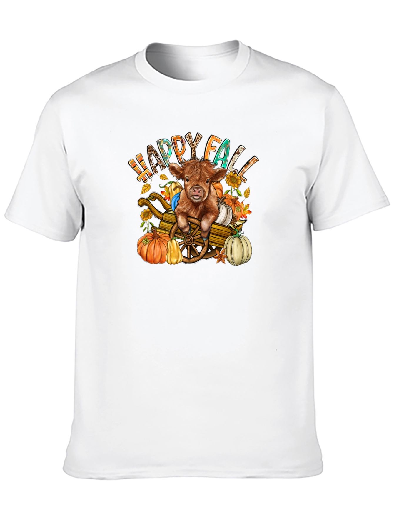 Happy Fall Highland Cow T-Shirt