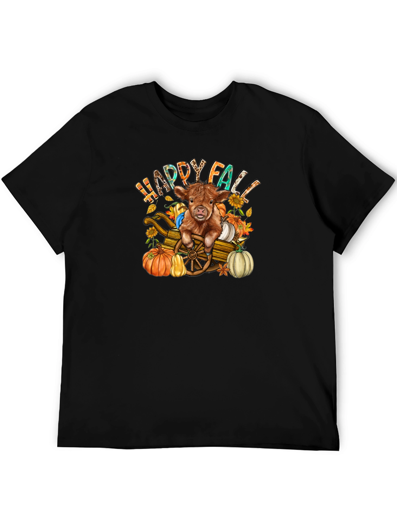 Happy Fall Highland Cow T-Shirt