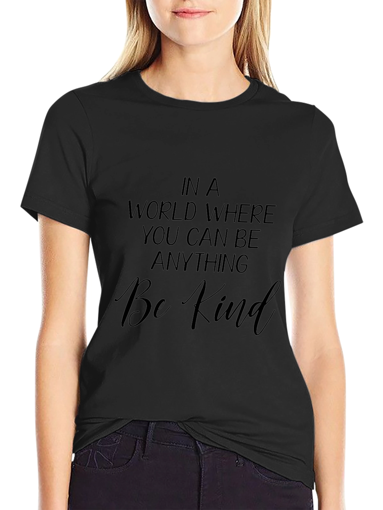 Be Kind Graphic Tee - Inspirational Message Shirt