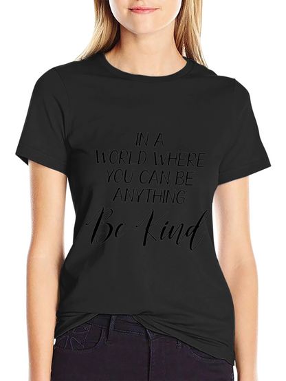 Be Kind Graphic Tee - Inspirational Message Shirt