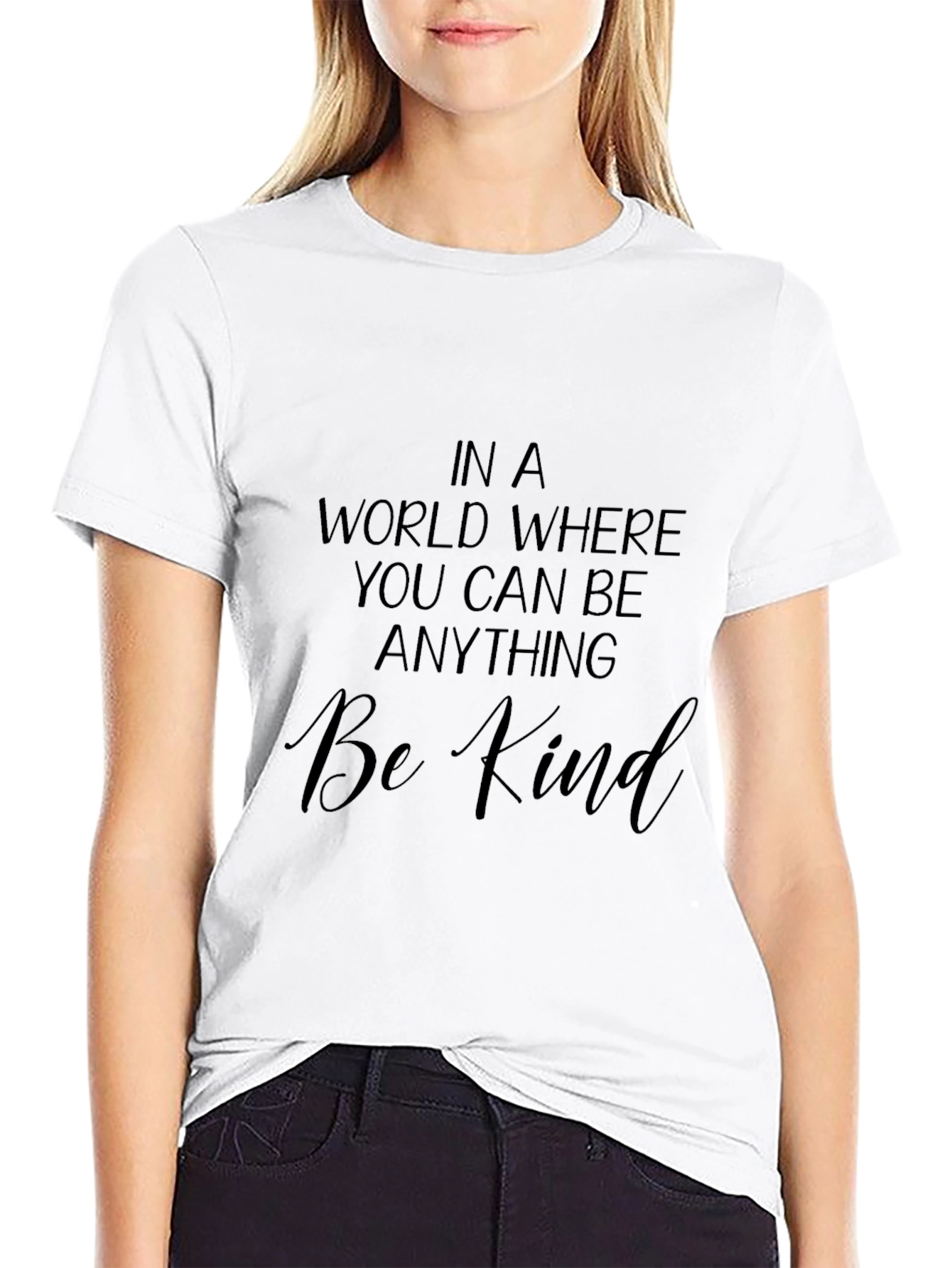 Be Kind Graphic Tee - Inspirational Message Shirt