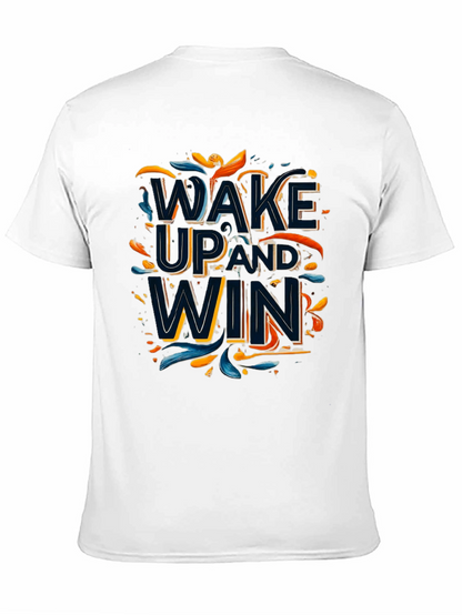 Wake Up and Win Graphic Tee - Black