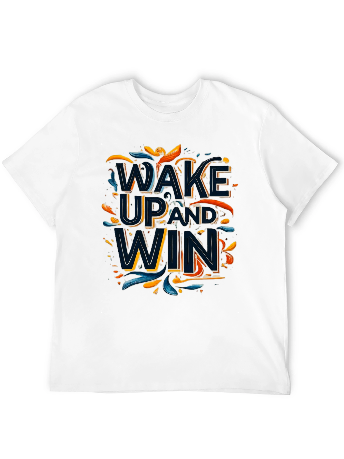Wake Up and Win Graphic Tee - Black