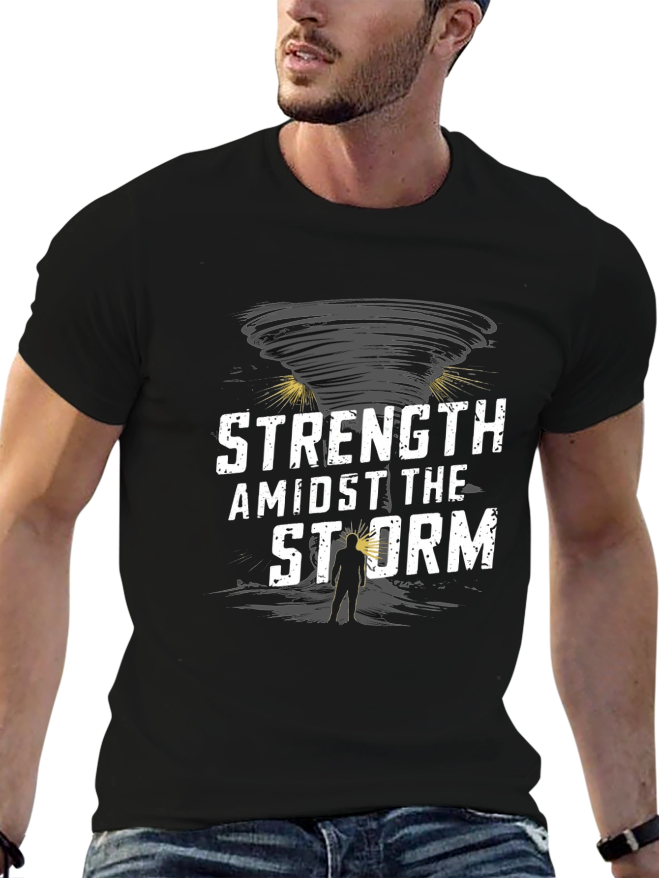 Strength Amidst the Storm Graphic T-Shirt