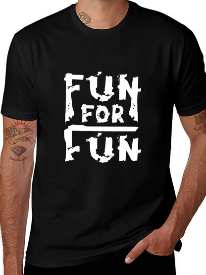 Fun For Fun Black Graphic Tee