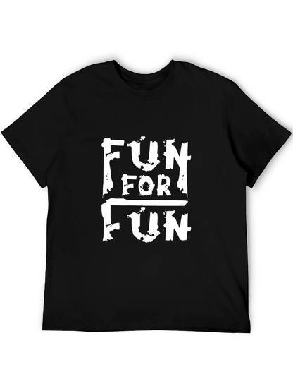Fun For Fun Black Graphic Tee