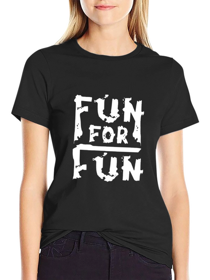 Fun For Fun Black Graphic Tee