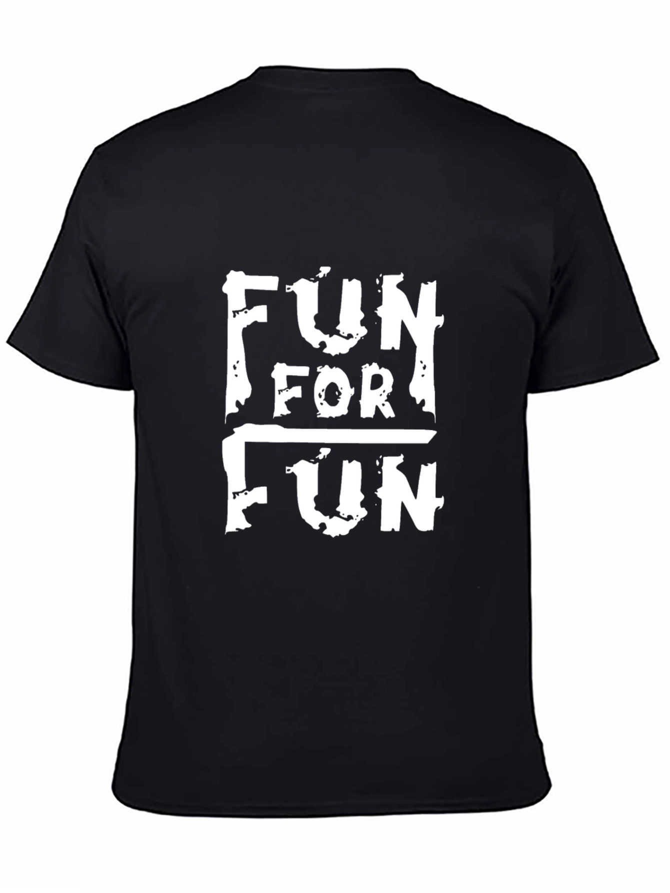 Fun For Fun Black Graphic Tee