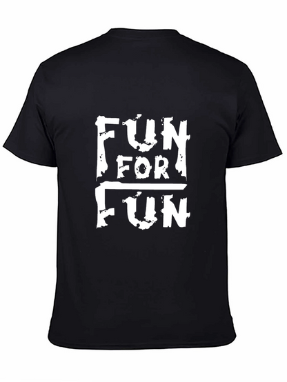 Fun For Fun Black Graphic Tee