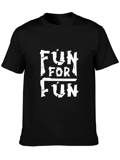 Fun For Fun Black Graphic Tee