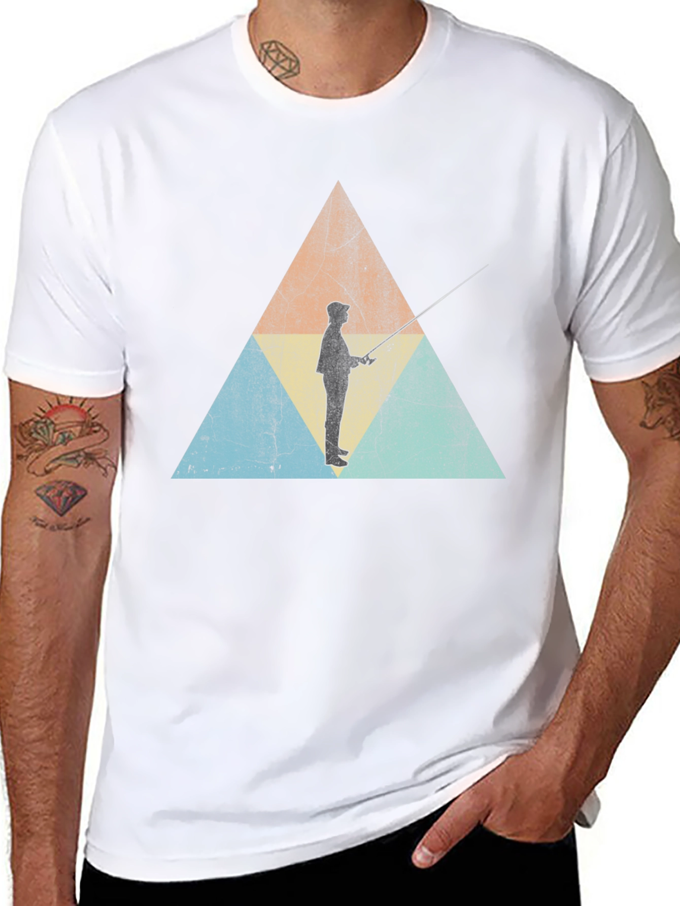 Retro Fishing T-Shirt - Angler Graphic Tee