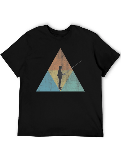 Retro Fishing T-Shirt - Angler Graphic Tee
