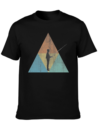 Retro Fishing T-Shirt - Angler Graphic Tee