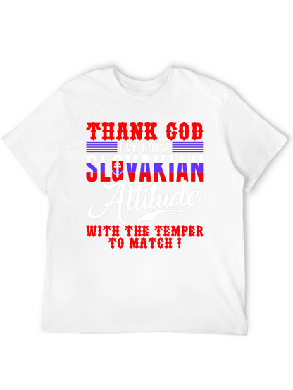 Slovakian Attitude T-Shirt - Funny Temper Tee