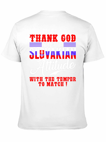 Slovakian Attitude T-Shirt - Funny Temper Tee
