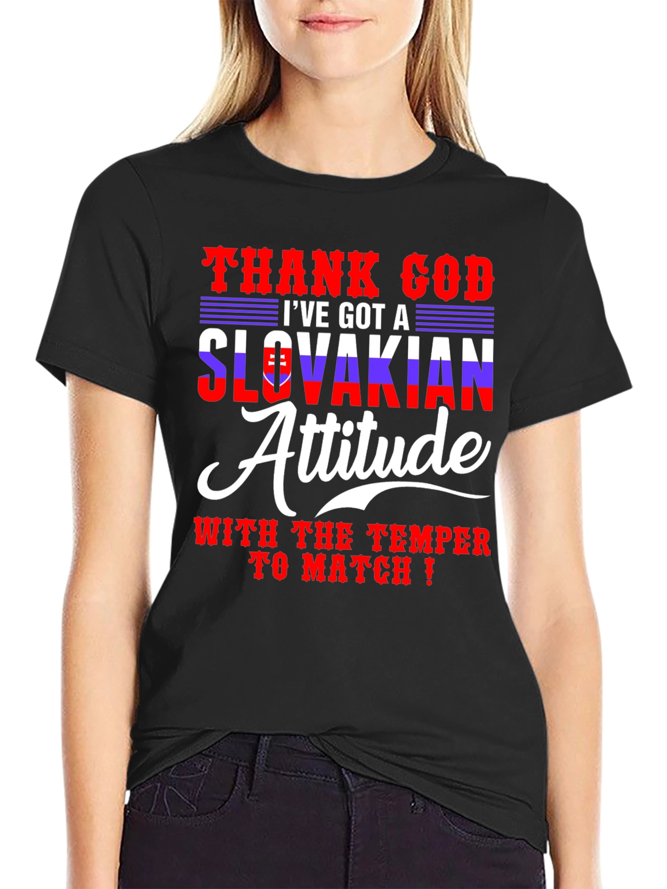 Slovakian Attitude T-Shirt - Funny Temper Tee
