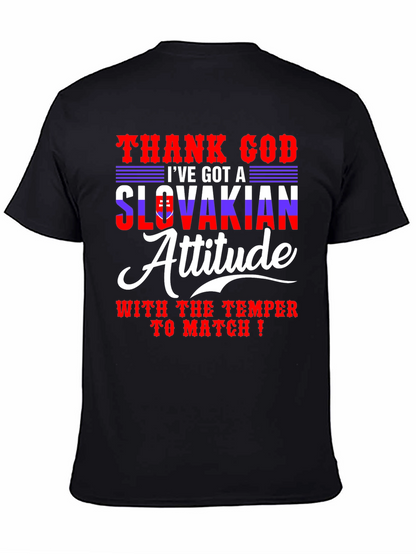 Slovakian Attitude T-Shirt - Funny Temper Tee