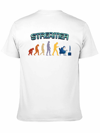 Streamer Evolution T-Shirt - Gamer Gift