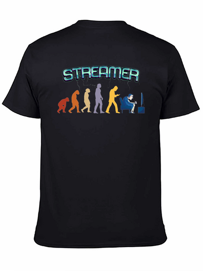 Streamer Evolution T-Shirt - Gamer Gift